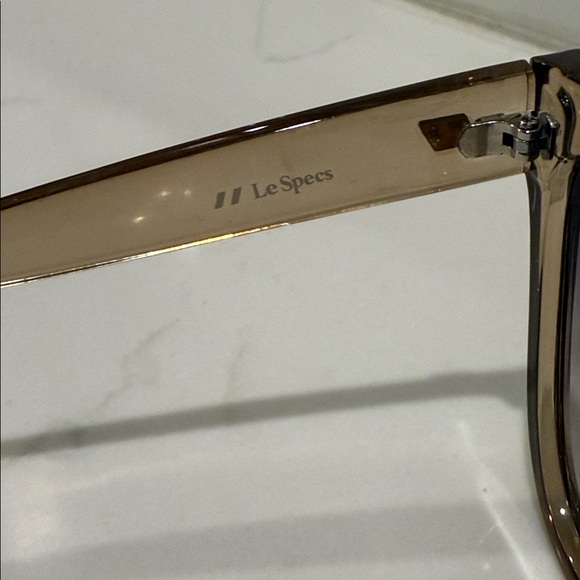 Le Specs Tan and Black Sunglasses